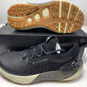 Under Armour Phantom Waterproof Golf Shoes Black Men's SZ 9.5 (3027485-001)