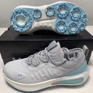 Under Armour Phantom Fore Waterproof Golf Shoes Grey Womens SZ 7.5 (3028244-101)