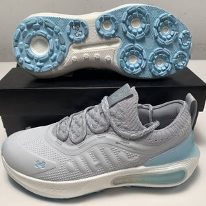 Under Armour Phantom Fore Waterproof Golf Shoes Grey Women's SZ 9 (3028244-101)
