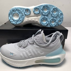 Under Armour Phantom Fore Waterproof Golf Shoes Grey Women's SZ 7 (3028244-101)