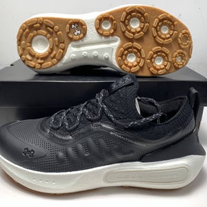 Under Armour Phantom Fore Waterproof Golf Shoes Black Mens SZ 11.5 (3027876-001)