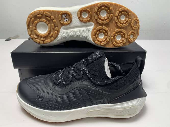 Under Armour Phantom Fore Waterproof Golf Shoes Black Mens SZ 10.5 (3027876-001)