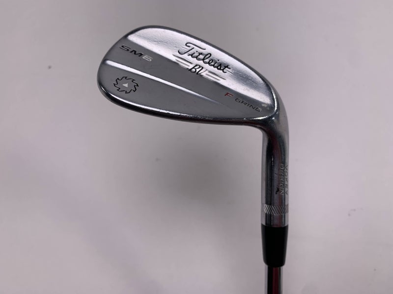 Titleist Vokey SM6 Tour Chrome Gap Wedge GW 48* 8 F-Grind KBS 610 110g Mens RH