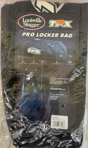 Louisville Slugger TPX Pro Locker Bag Padded Bottom Load Bat Compartment Black