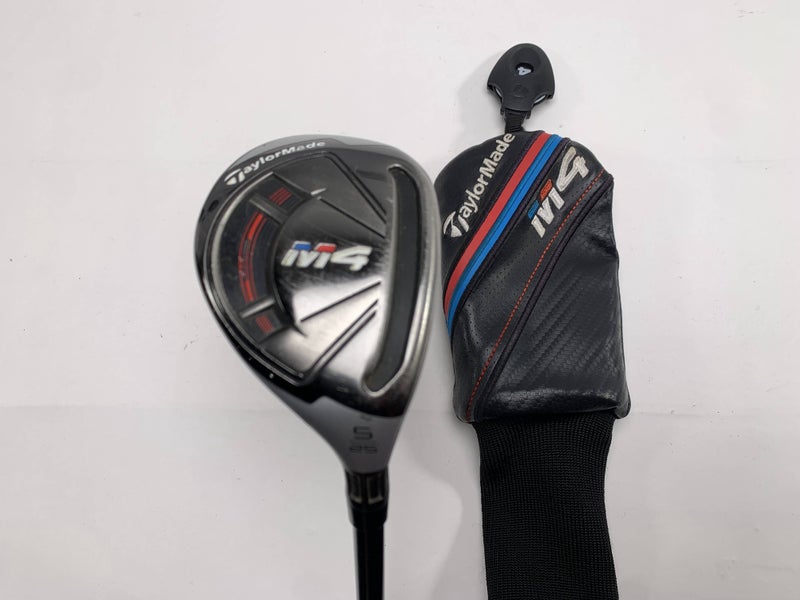 TaylorMade M4 5 Hybrid 25* Fujikura Atmos Red 7S Stiff Graphite Mens RH HC
