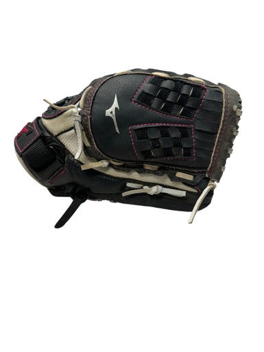 Used Mizuno GPP1155F3 RH Throw Fastpitch Gloves Black And Pink 11 1/2" 11835-S000199122