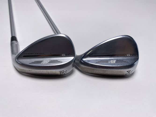 Titleist Vokey SM9 Tour Chrome Wedge Set 54* | 10 58* 10 KBS Hi Rev 2.0 Mens RH