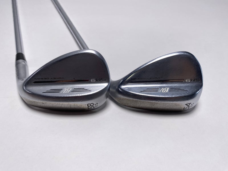 Titleist Vokey SM9 Tour Chrome Wedge Set 54* | 10 58* 10 KBS Hi Rev 2.0 Mens RH
