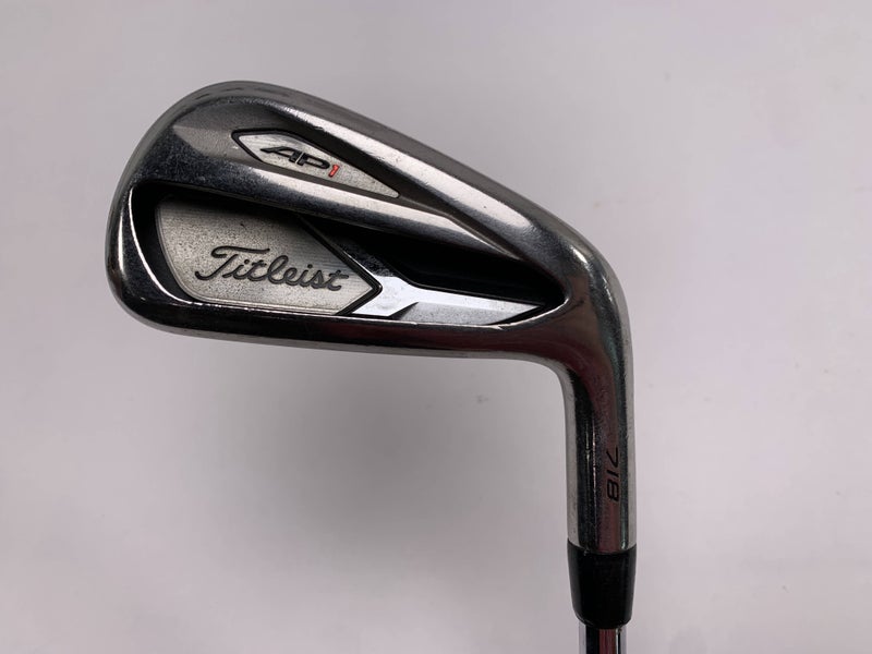 Titleist 718 AP1 Single 7 Iron True Temper AMT Red S300 Stiff Steel Mens RH