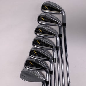 TaylorMade RocketBladez Iron Set 5-PW+GW RocketFuel Stiff Steel Mens RH