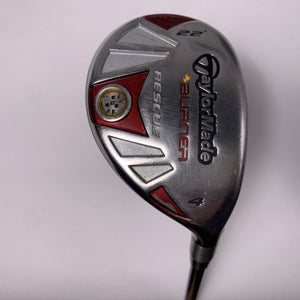 TaylorMade Burner Rescue 4 Hybrid 22* REAX SuperFast 65g Stiff Graphite Mens RH