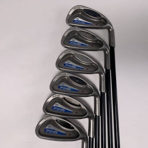 Ping G2 Iron Set 5-PW Red Dot 1* Flat Fujikura Vista Pro 70 Regular Mens RH +2"