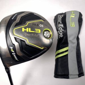 Tour Edge Hot Launch 3 OS Driver 10.5* Kuro Kage Silver Ti Ni Stiff LH HC