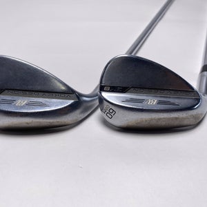 Titleist Vokey SM8 Tour Chrome Wedge Set 56* 12 60* 8 Wedge Steel Mens LH