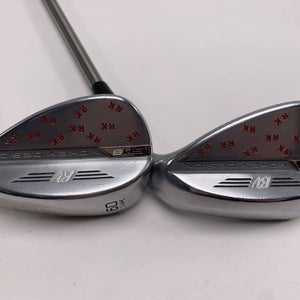 Titleist Vokey SM8 Tour Chrome Wedge Set 56* 8 | 60* 14 SteelFiber i95 Mens RH