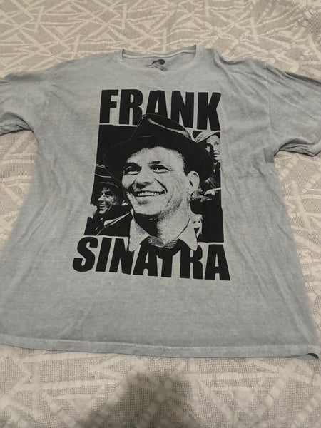 Frank Sinatra Short Sleeve Shirt Adult Large Gray