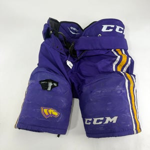 Used Purple/Yellow CCM Tacks 65C Pants | Medium | E539