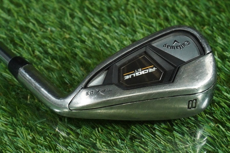 CALLAWAY ROGUE ST MAX OS 8 IRON TRUE TEMPER ELEVATE MPH 85G REGULAR FLEX RH