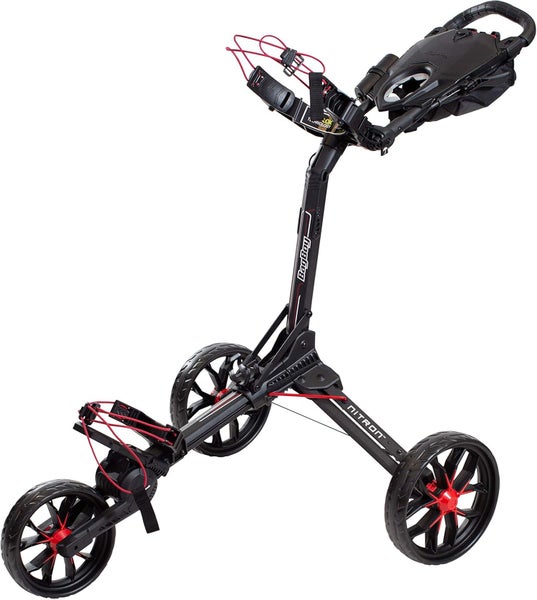 NEW Bag Boy Nitron Black/Red Golf Push Cart w/ Auto Open Technology