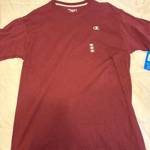Maroon Large Champion Short Sleeve T-Shirt - NEW WITH TAGS