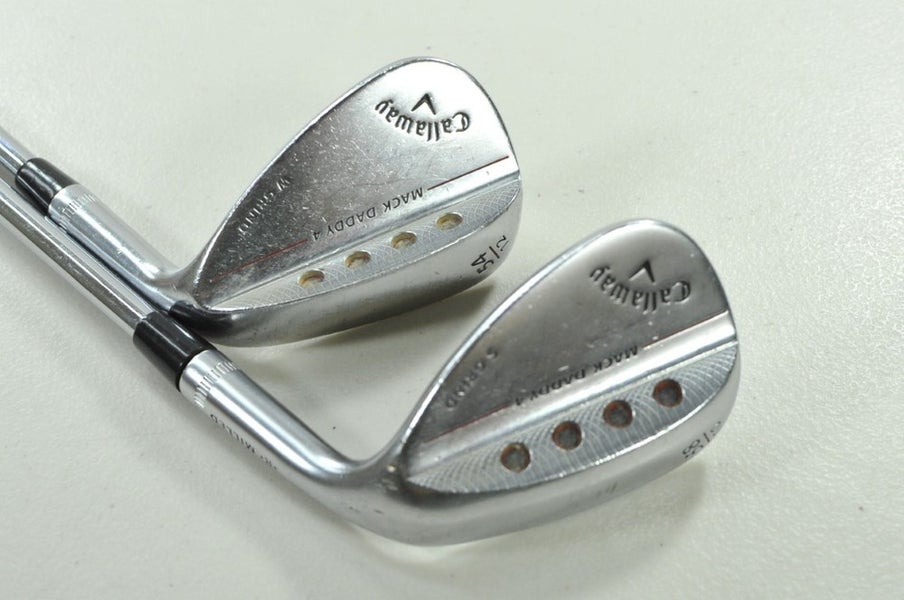 Callaway Mack Daddy 4 Chrome 54*, 58* Wedge Set Right DG S200 115 Steel # 203647