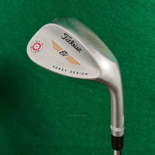 Titleist Vokey Spin Milled 2009 Chrome 58-12 58 Lob Wedge DG S300 Steel Stiff