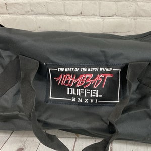 Alpha Beast Sports Wear Duffel Bag Durable Adjustable Strap Four Compartment Zip