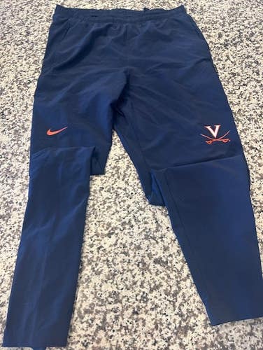 Nike Virginia lacrosse mens training pants L large team issued