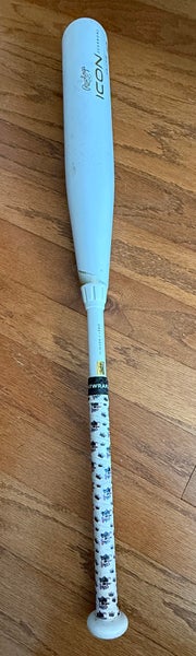 2024 Rawlings Icon Composite Bat USSSA Certified (-10) Composite 20 oz 30" (Used)