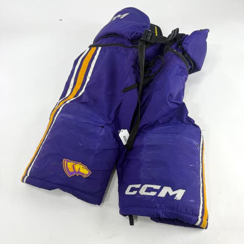 Used Purple/Yellow CCM Tacks 95C Pants | Small | E537
