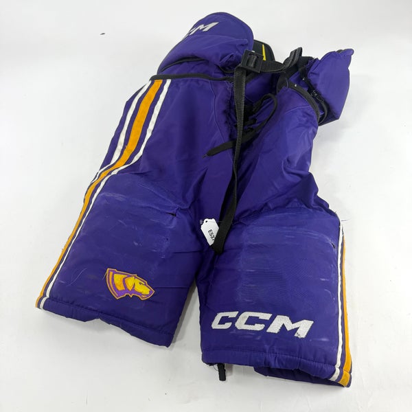 Used Purple/Yellow CCM Tacks 95C Pants | Small | E537