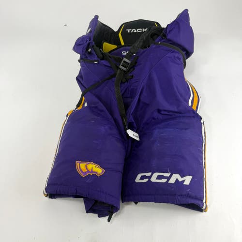 Used Purple/Yellow CCM Tacks 95C Pants | Medium | E545