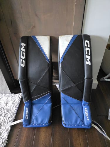 2022 28"+1 CCM Axis A2.5 Goalie Leg Pads (Used)