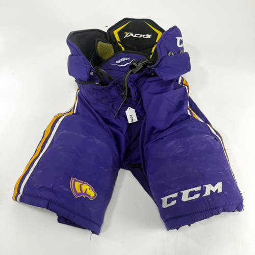 Used Purple/Yellow CCM Tacks 65C Pants | Small | E535