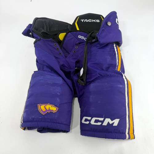 Used Purple/Yellow CCM Tacks 95C Pants | Small | E540