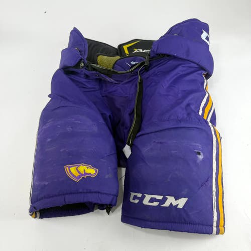 Used Purple/Yellow CCM Tacks 65C Pants | Large | E530