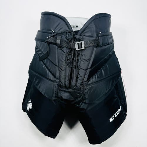 New Northeastern University CCM HPG 12A Hockey Goalie Pants- Medium