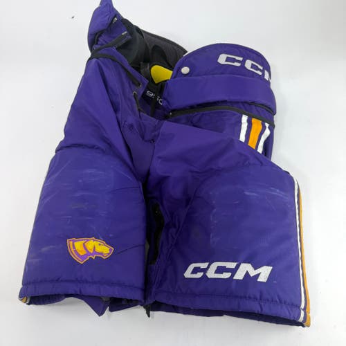 Used Purple/Yellow CCM Tacks 95C Pants | Large | E547