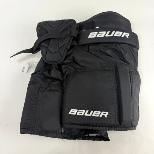 Used Black Bauer Prodigy 2.0 goalie pants | Yth L-XL | E658