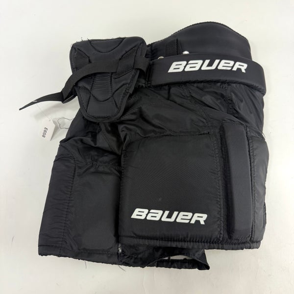 Used Black Bauer Prodigy 2.0 goalie pants | Yth L-XL | E658