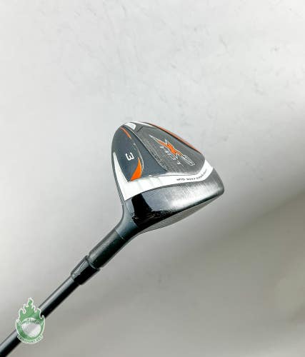 Used RH Callaway X2 Hot Fairway 3 Wood Tour Blue 60g Stiff Graphite Golf Club