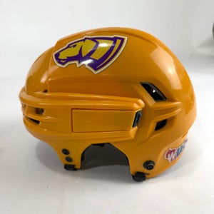 Used Sunflower Yellow CCM Tacks 910 Helmet | Medium | E500