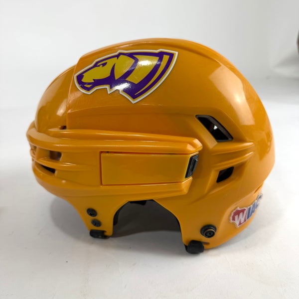 Used Sunflower Yellow CCM Tacks 910 Helmet | Medium | E500