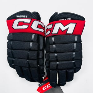 New Northeastern University CCM HG97 Hockey Gloves-15"