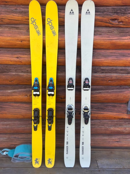 OBO Powder Ski Quiver - DPS Wailer 112/Solomon Shift and Fisher Ranger 108/Look Pivot