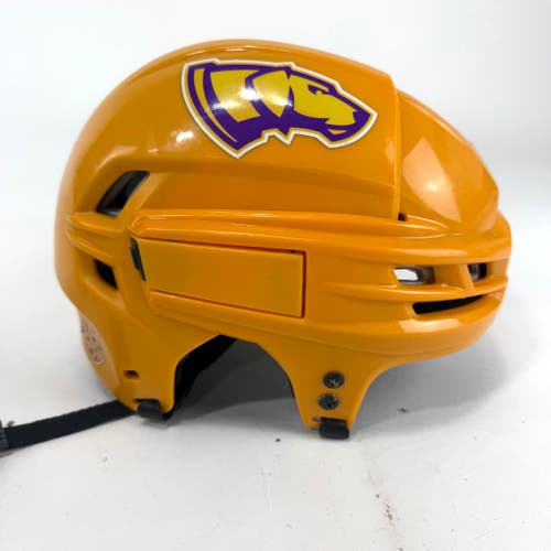 Used Sunflower Yellow CCM Tacks 910 Helmet | Medium | E492