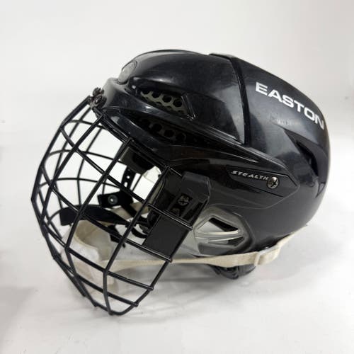 Used Black Easton Stealth S9 With Cage | Medium | E651