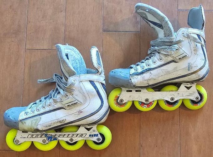 Mission soldier black Inline Skates Extra Wide Width Size 11 (Used)