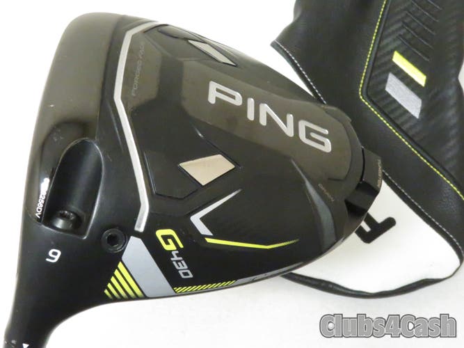 PING G430 MAX Driver 9 Mitsubishi Kai'li White 60 Stiff +Cover  LEFT LH  MINT