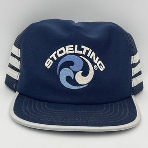 Vintage Stoelting Ice Cream Machines Three Stripe Wisconsin SnapBack Trucker Hat